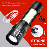 Telescopic Zoom Flashlight