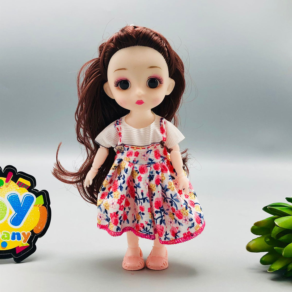 3Pcs 6* Inches Premium Movable Joints Dolls Set - Without Box