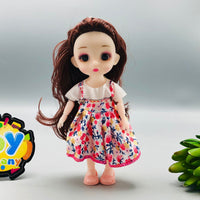 3Pcs 6* Inches Premium Movable Joints Dolls Set - Without Box