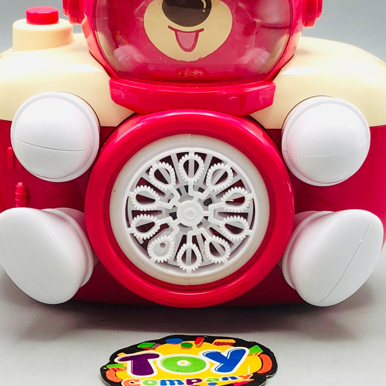 Electric Bear Colorful Bubble Camera Machine