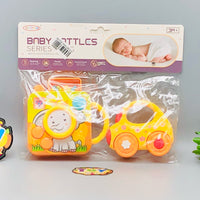 2Pcs Premium Baby Rattles Set