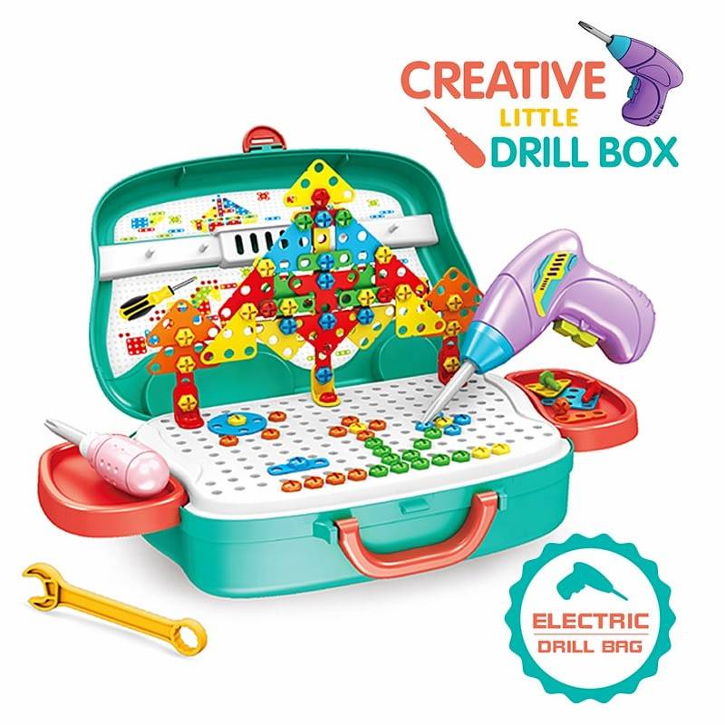 Creative Realistic Drill Tools Set Bag