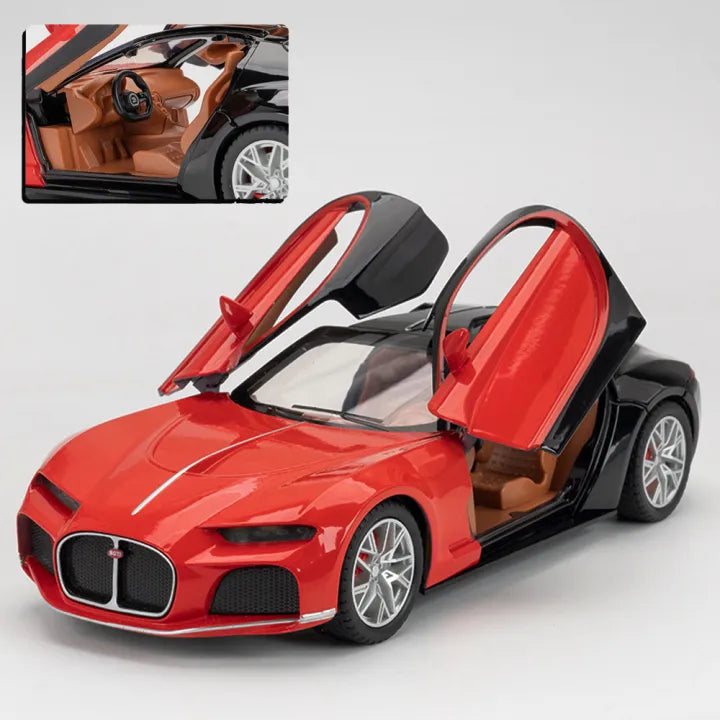 1:24 Diecast Bugatti Atlantic Chiron Model Car