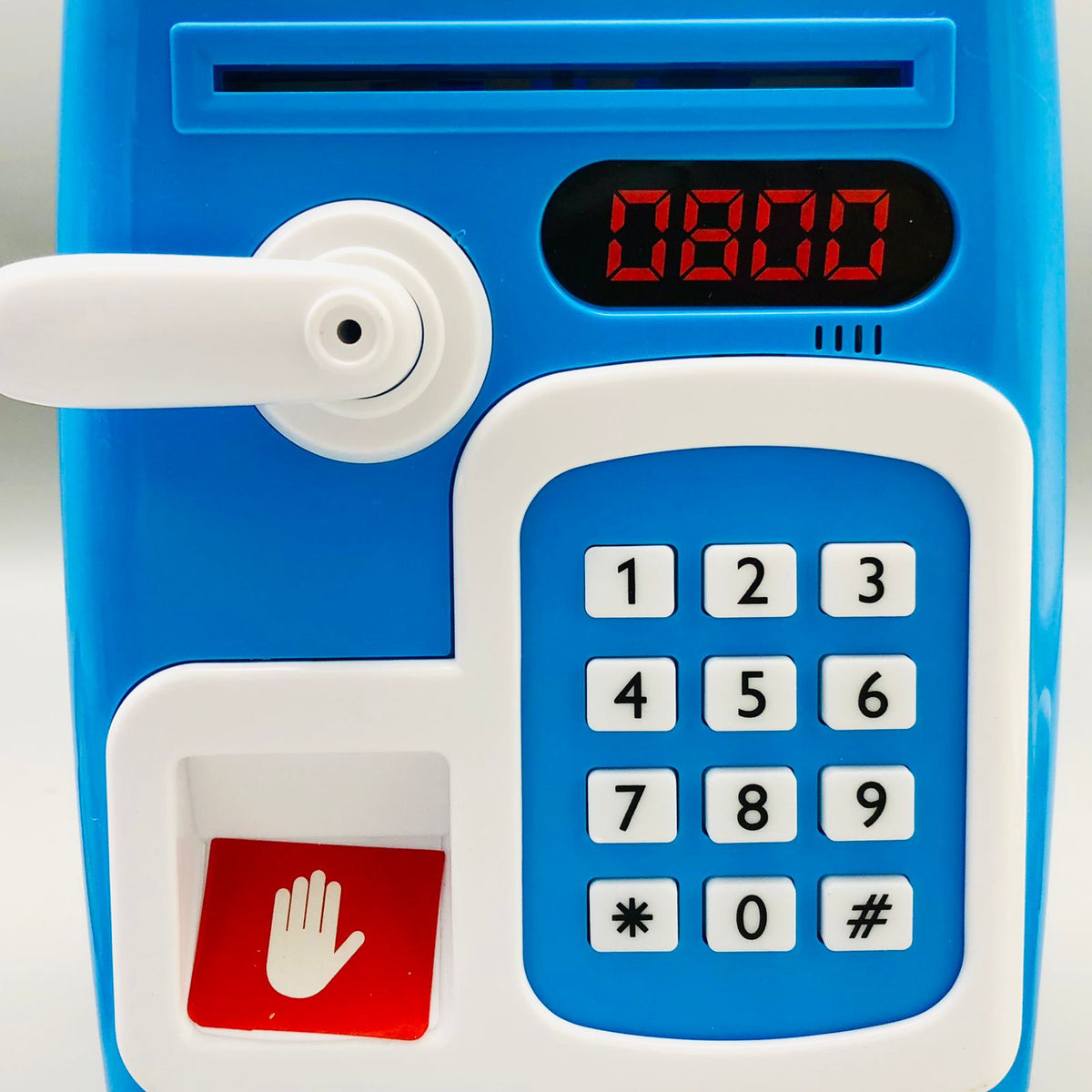Frozen Fingerprint & Password Unlock Piggy Bank