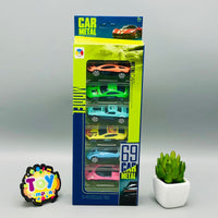 Diecast 300Kmh Inertial Power Cars - 6Pcs