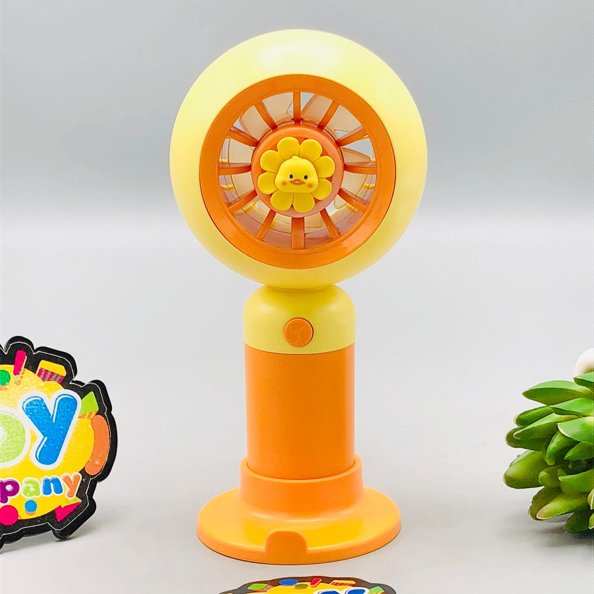 Rechargeable Cartoon Turbine Cooling Fan - Assortment