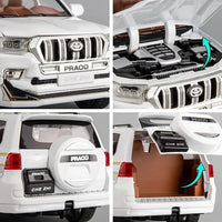 1:24 Diecast Toyota Prado Model Car With Smoke