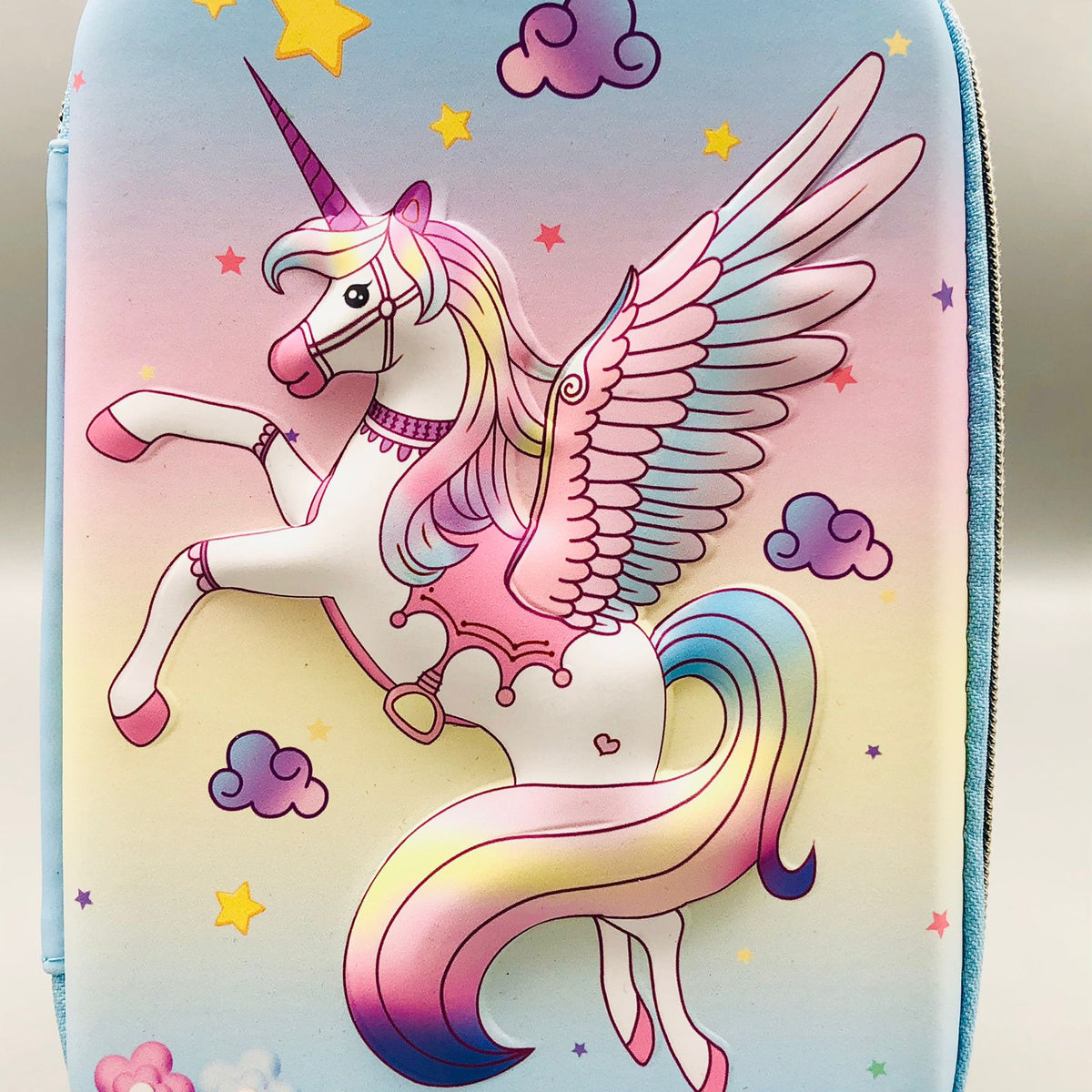 Unicorn Theme Kids Jumbo Pencil Pouch
