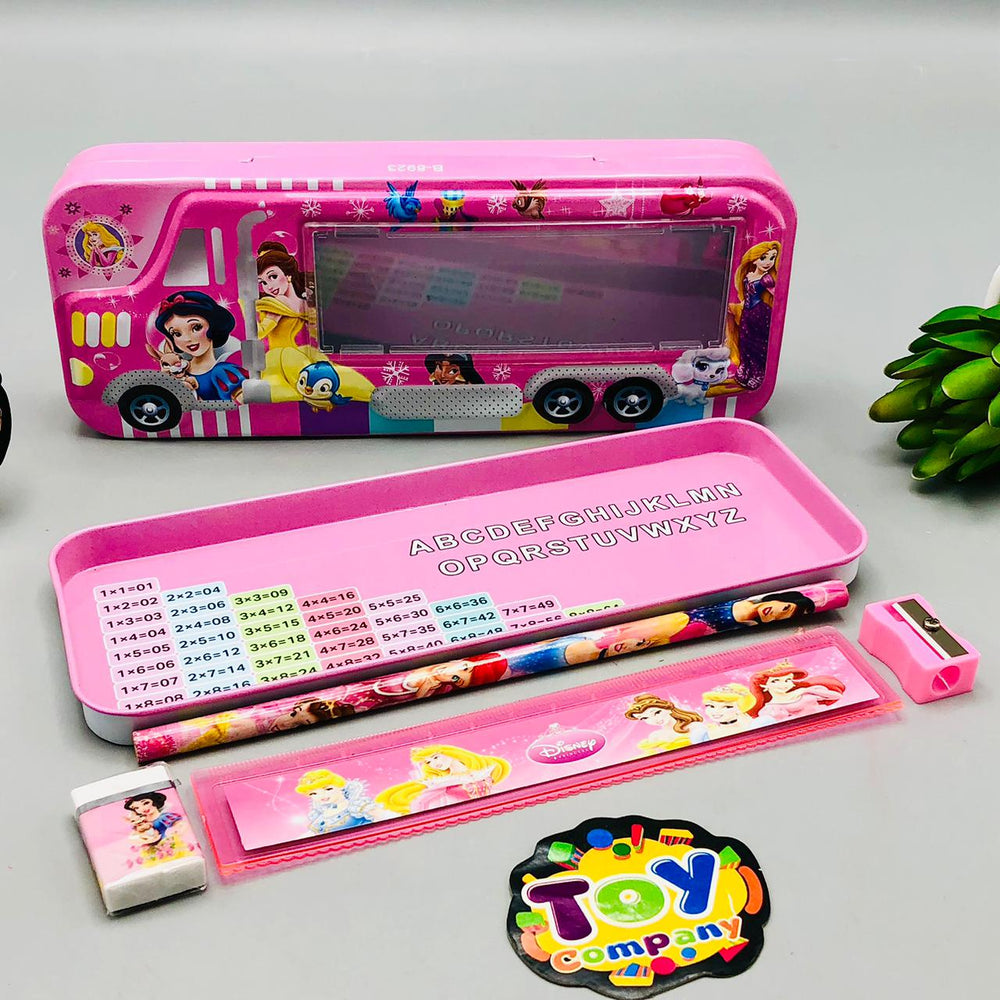 6Pcs Tin Geometry Box For Girls - Assortment