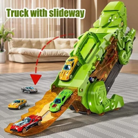 ABS Inertial Dinosaur Truck With 3 Pcs Mini Car