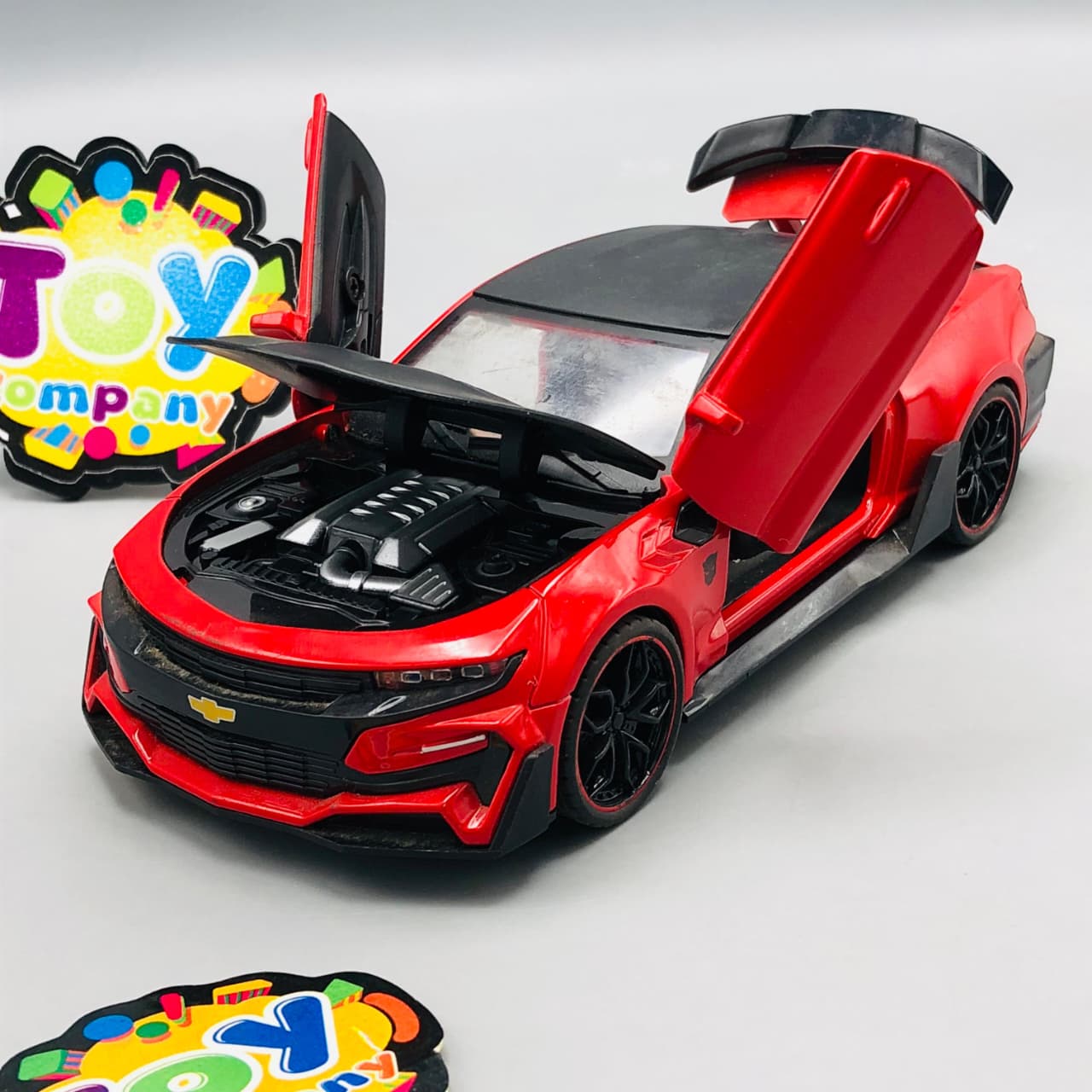 1:24 Diecast Chevrolet Camaro Model Car Red - Minor Fault