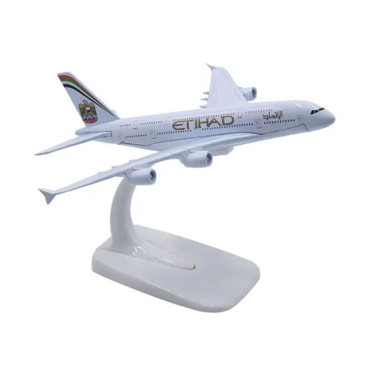 Etihad A380 Passenger Plane Model