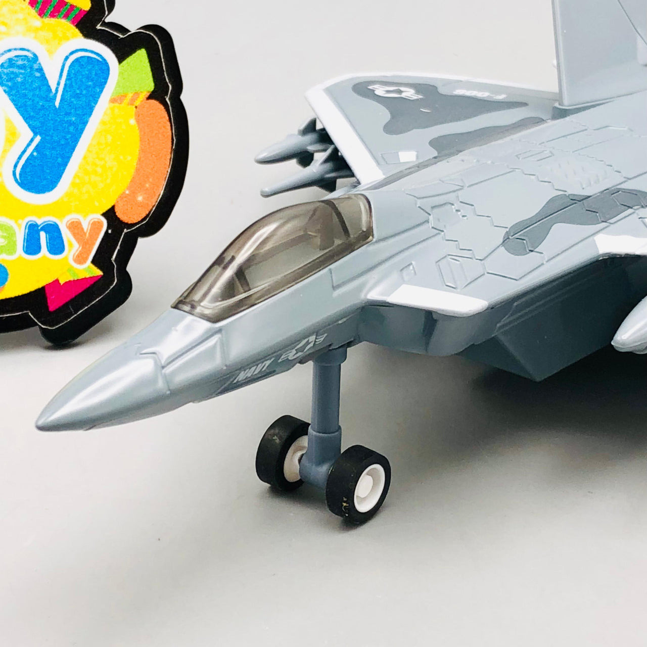 1:400 Diecast Pullback F-006 Fighter Jet Model - 1Pc