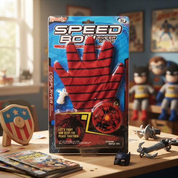 Spiderman Cosplay Glove With Yoyo