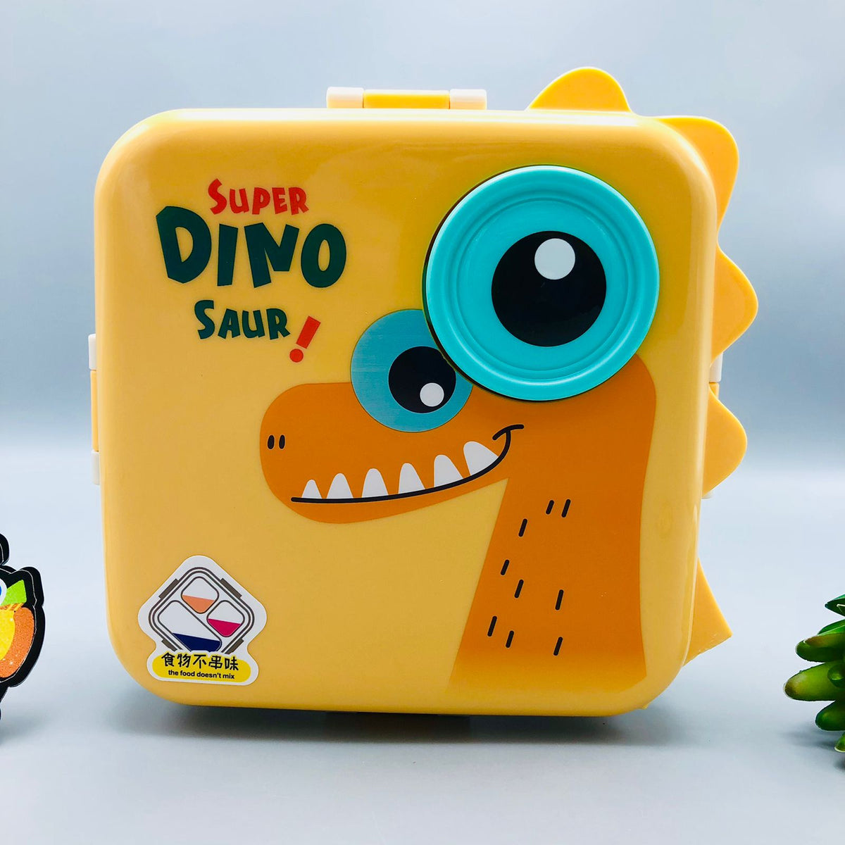 Dino Eye Stainless Steel Lunch Box - Minor Fault