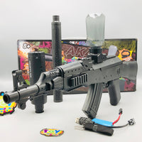 AK47 Rechargeable Gel Blaster Shooting Gun With Smoke Silencer
