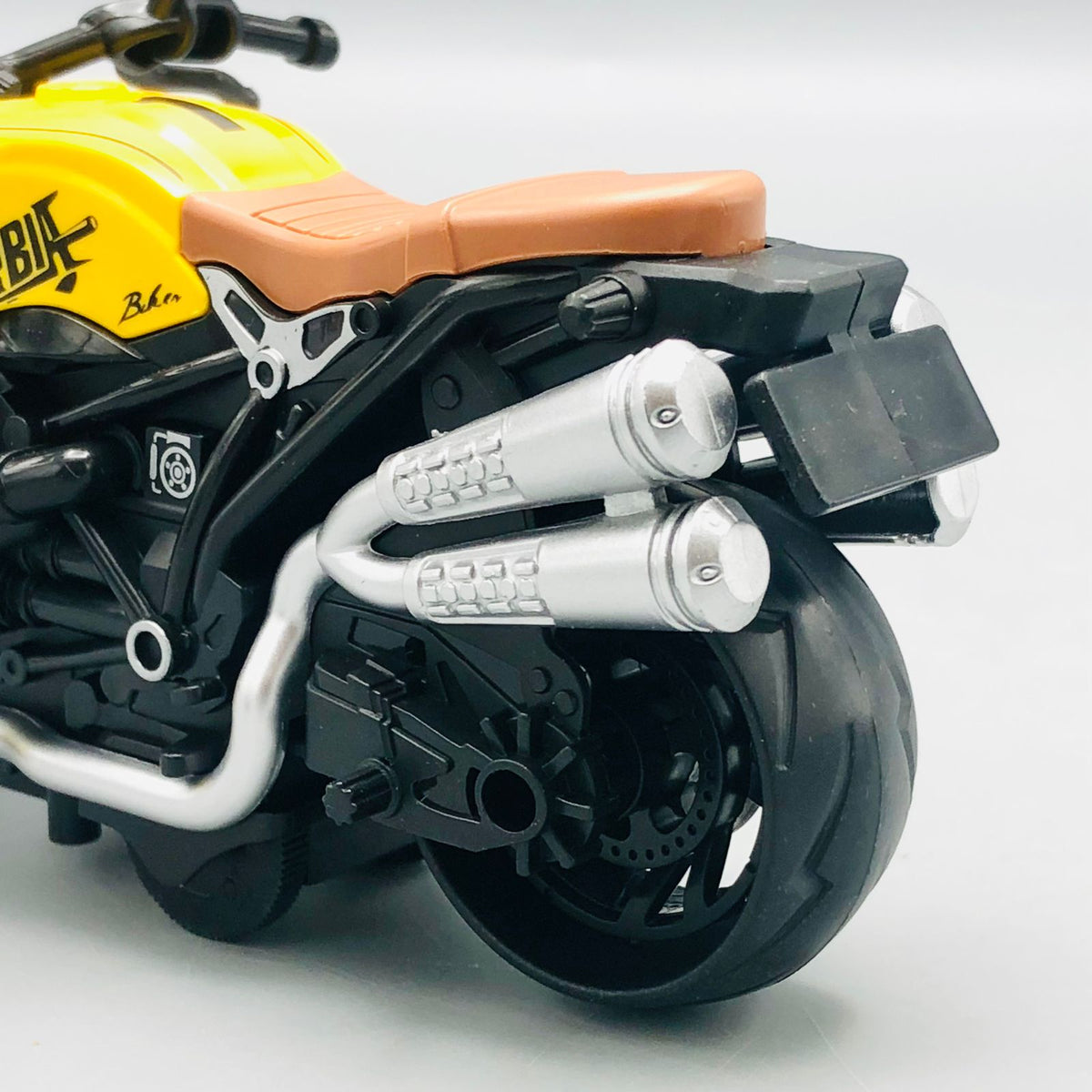 Mini ABS Inertial Retro Motorcycle Model - 1Pc