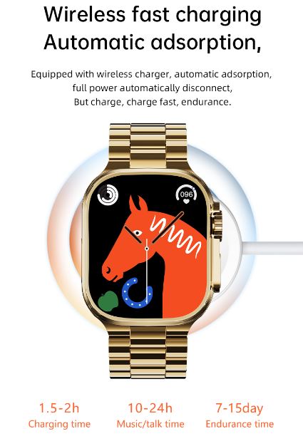TF9 Ultra Smart Gold Watch-A+