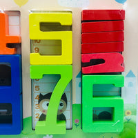 Wooden Montessori Number Blocks For Stacking & Balance