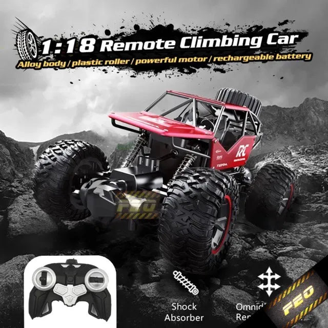 1:18 RC Alloy Rock Crawler Off-Road Vehicle
