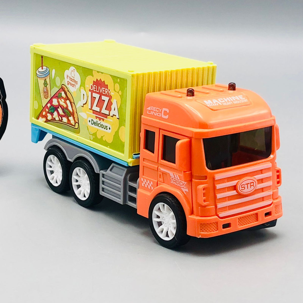 1Pc ABS Inertial Fun Dessert & Fast Food Selling Car Toy - Assortment