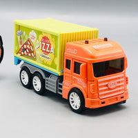 1Pc ABS Inertial Fun Dessert & Fast Food Selling Car Toy - Assortment
