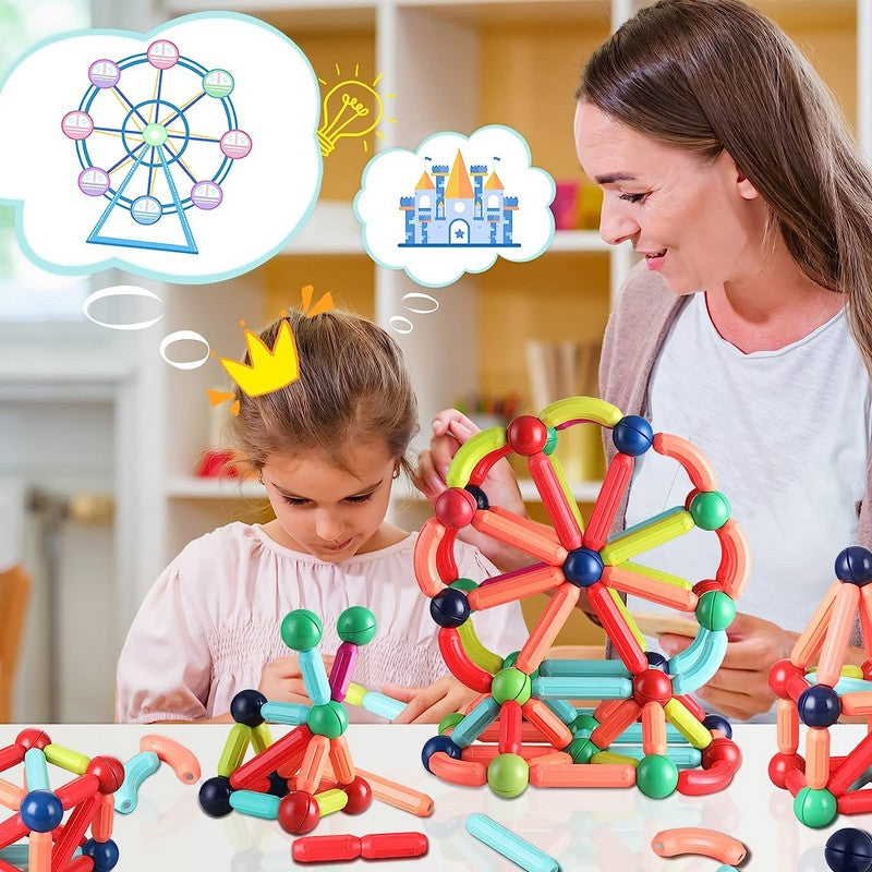 25Pcs Magnetic Puzzle Sticks Set