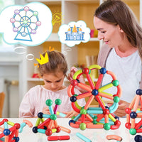42Pcs Magnetic Puzzle Sticks Set