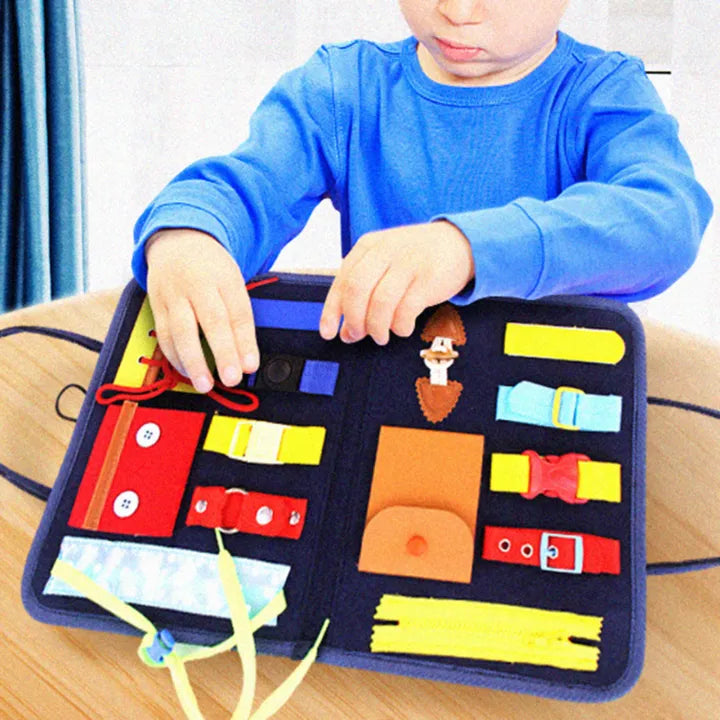 Multi-functional Toddlers Basic Skills Busy Bag