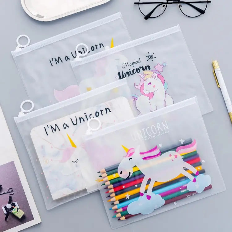 Magical Unicorn Transparent Pouch - Assortment