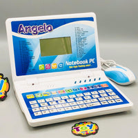 40 Activities Kids English Learning Laptop - White