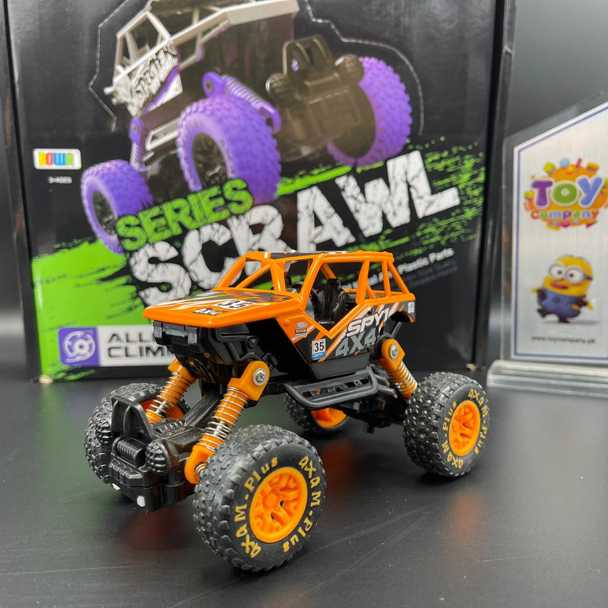 Alloy Metal Scrawl Series 4 x 4 Climbing Car