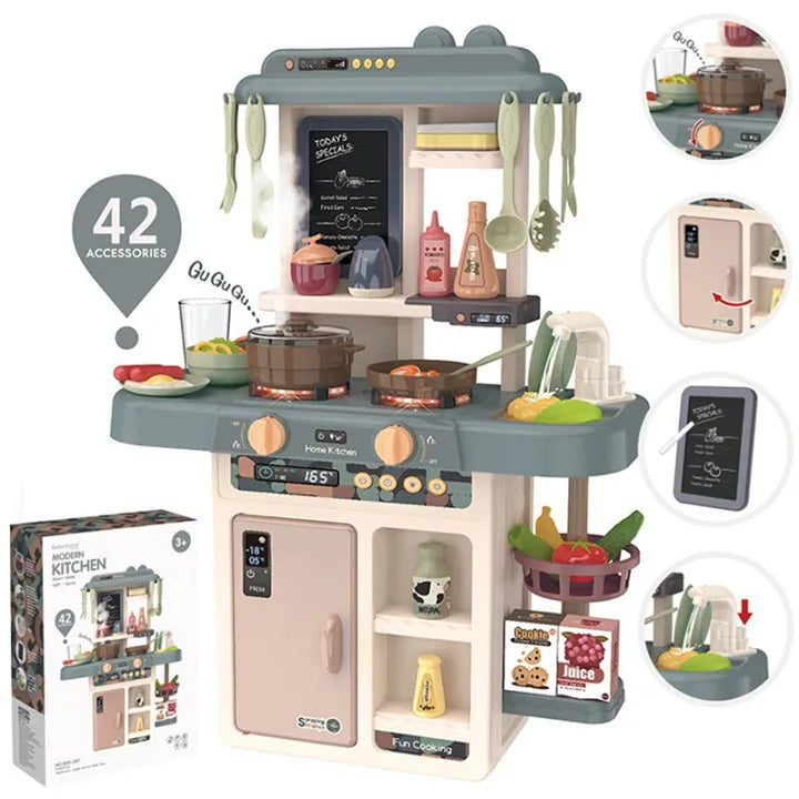 42Pcs Steam Modern Kitchen Set