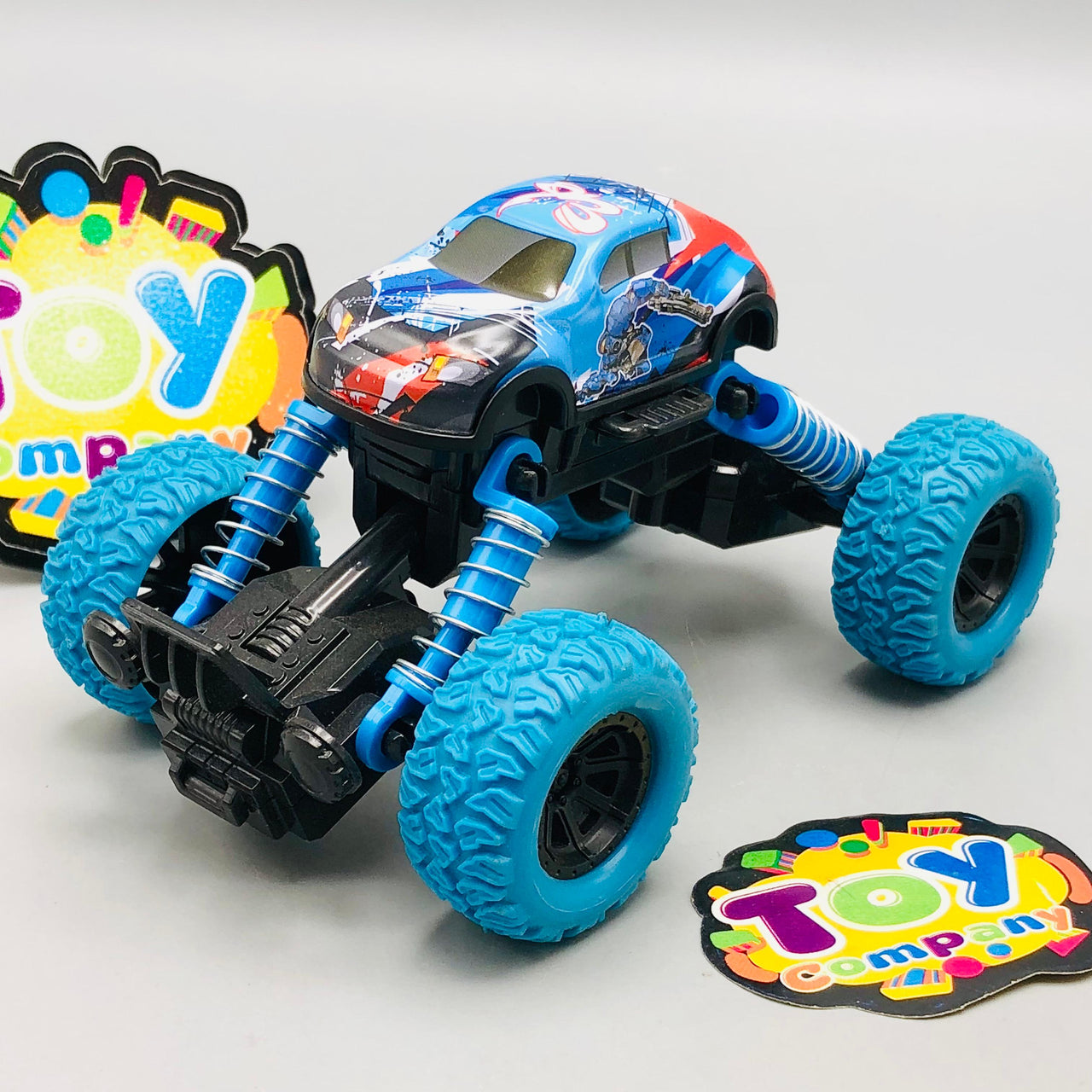 Mini Alloy Pullback Monster Off-Road Car - 1Pc