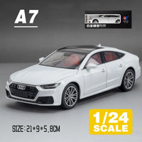 1:24 Diecast Audi A7 Model Car With Headlights