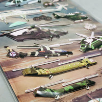 3D Airplane Themed Sticker - 1Pc