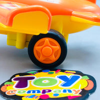 Mini ABS Inertial Cartoon Airplane - 1Pc