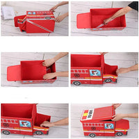 Kids Foldable Storage Box - Fire & Rescue Design