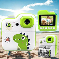 Kids Dinosaur Instant Digital Print Camera With Lights