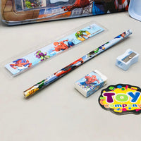 6Pcs Avengers Themed Tin Geometry Box For Boys - Assortment