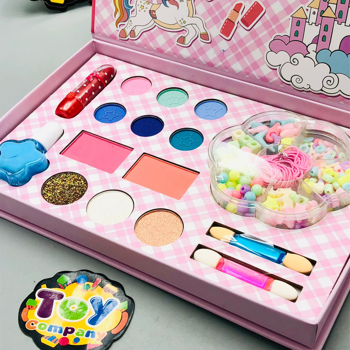 2in1 Realistic Princess Makeup & DIY Beads Kit