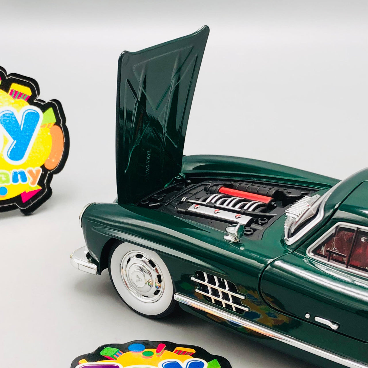 1:24 Diecast Benz 300SL Model Car - Without Smoke