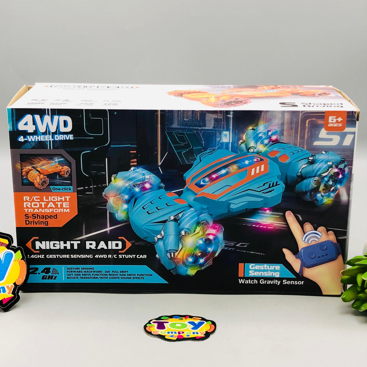2.4GHz Remote & Gesture Control Stunt Racing Car