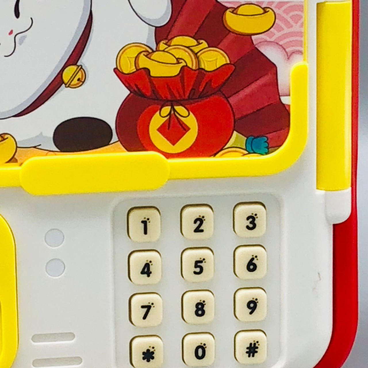 Lucky Cat Face Recognition & Fingerprint Unlock ATM Machine