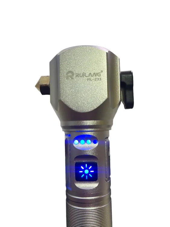Multi-functional Metal LED Flashlight