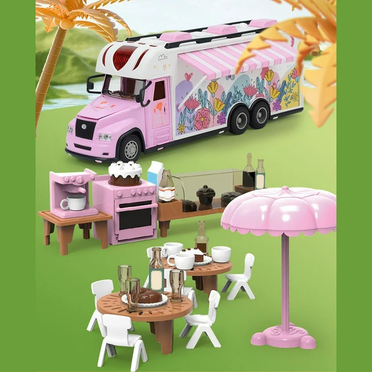 RC Lighting Truck With Mini Camping Furniture