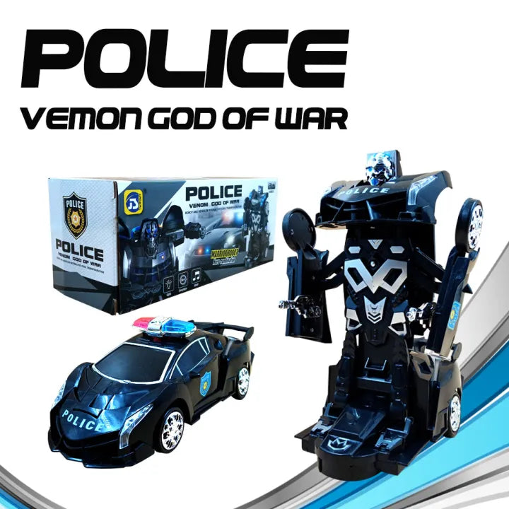 1:24 RC Deformation Police Robotic Car