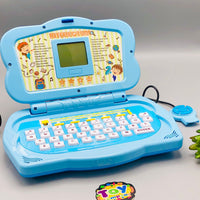 20 Activities Kids Intellectual Mouse Control Laptop - Blue
