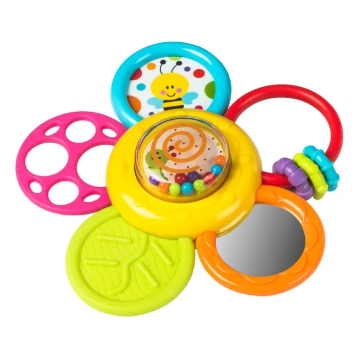 WinFun Daisy Spin Rattle 'N Teether