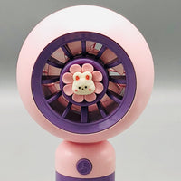 Rechargeable Cartoon Turbine Cooling Fan - Assortment